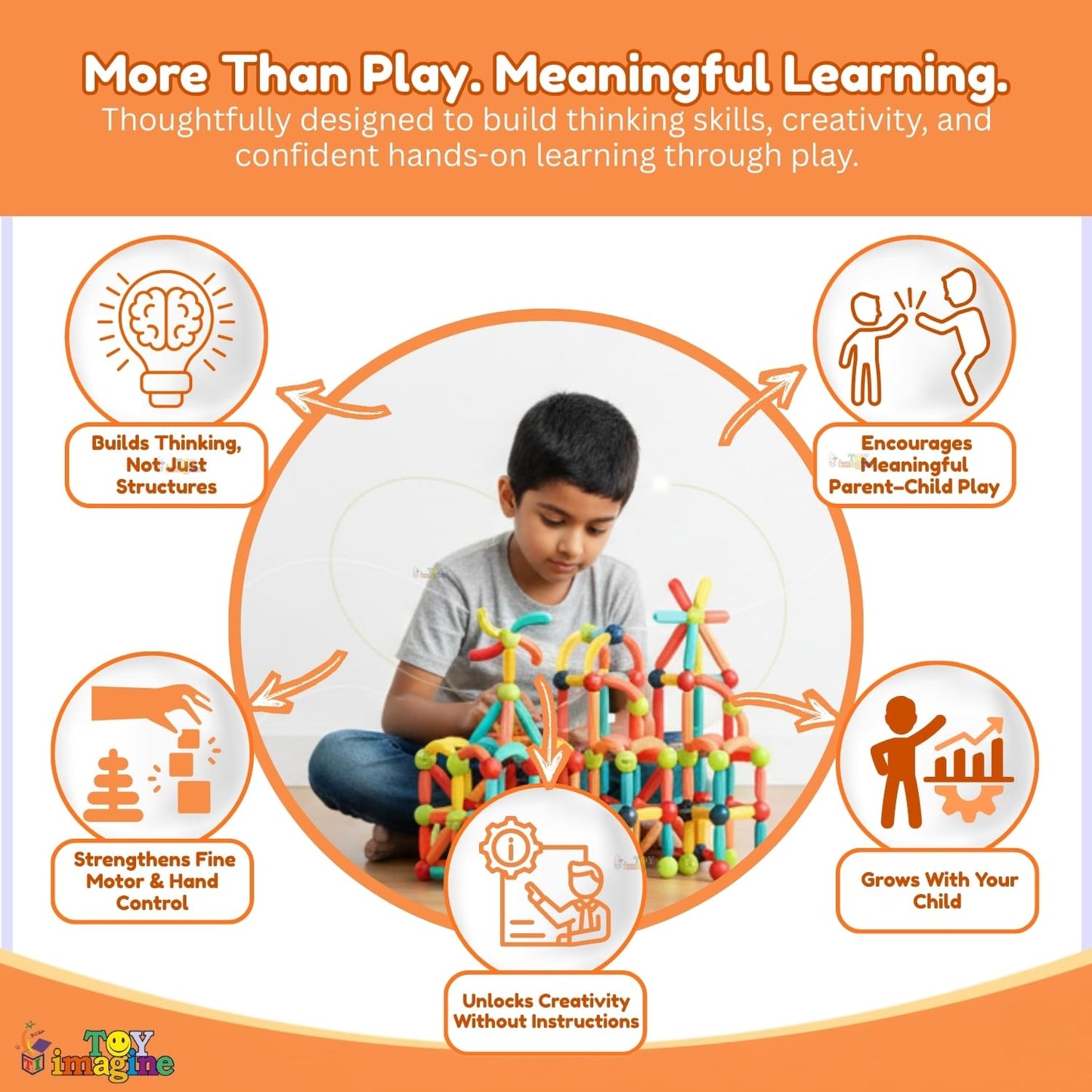 Magnetic Building Blocks for Kids